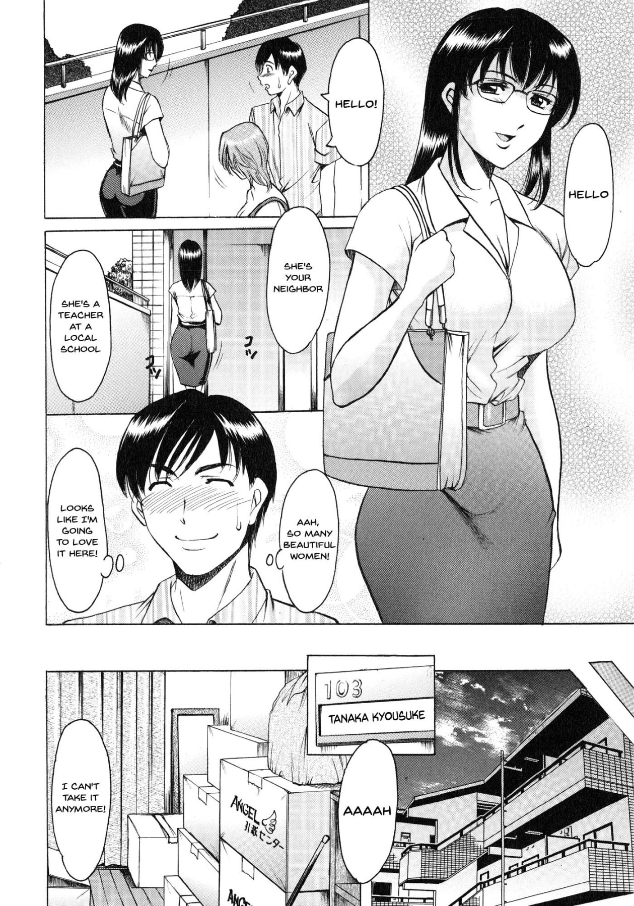 Hentai Manga Comic-A Seductive Older Woman's Apartment-Read-6